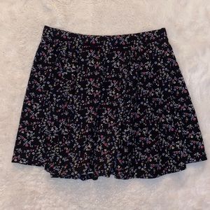 Floral high waisted skirt